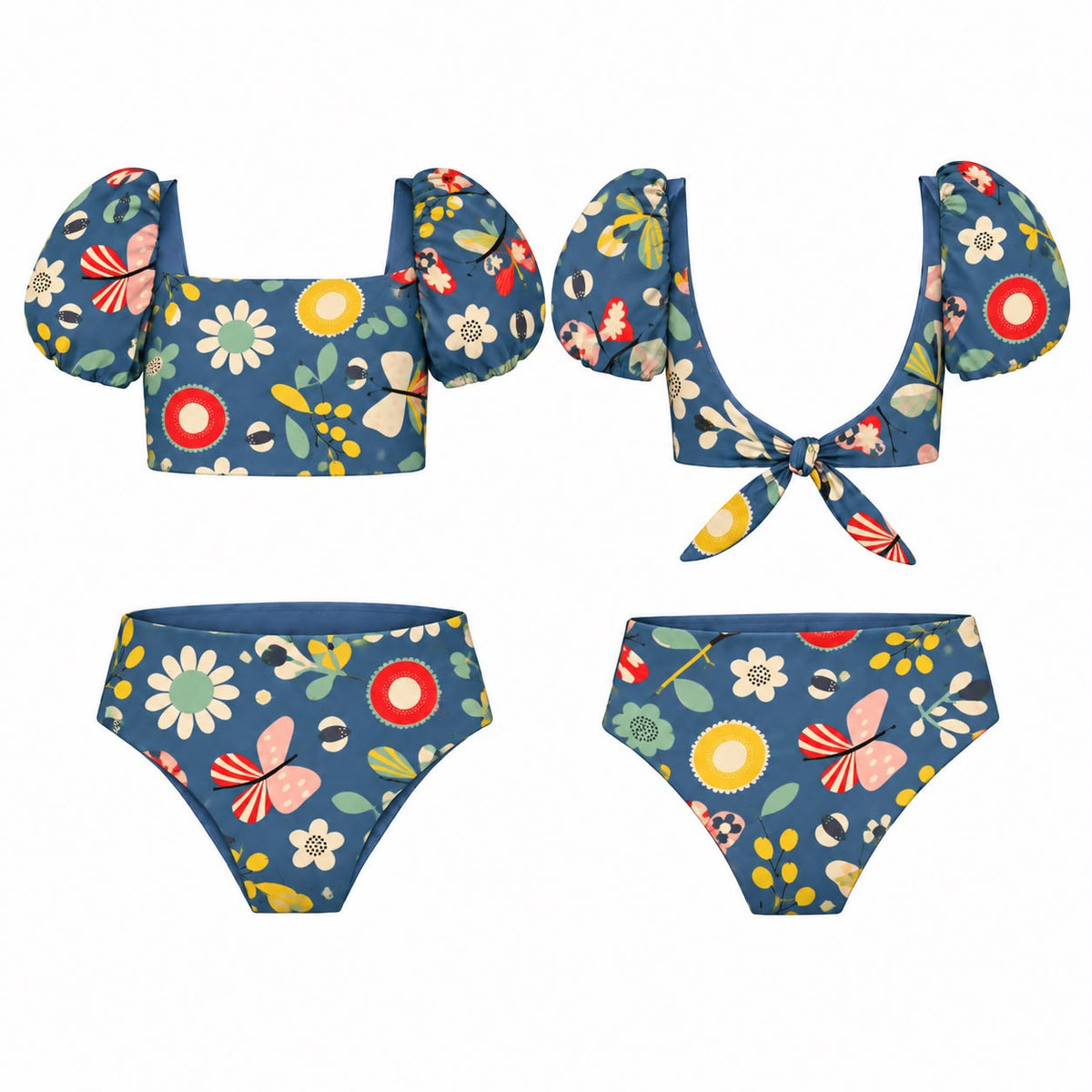 bombac blue garden - Bikini