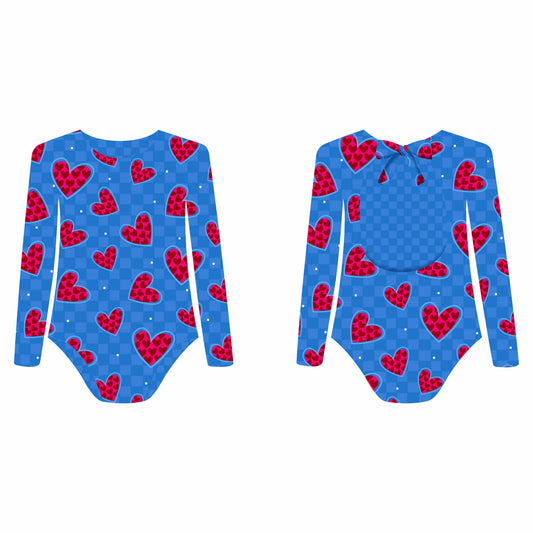 Corazon Pop - Vestido de baño enterizo manga larga