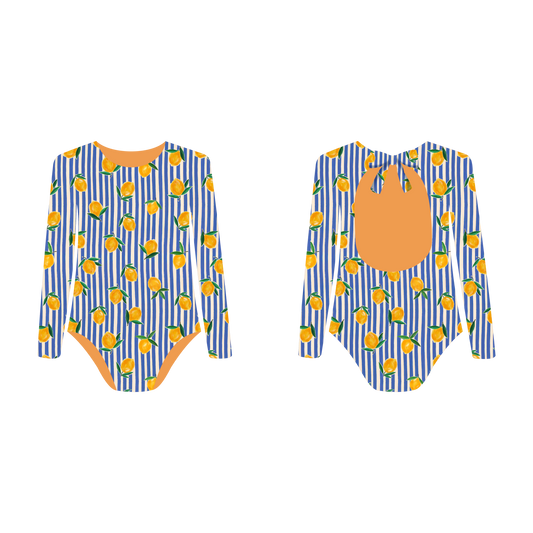 Limoncello - Vestido de baño enterizo manga larga