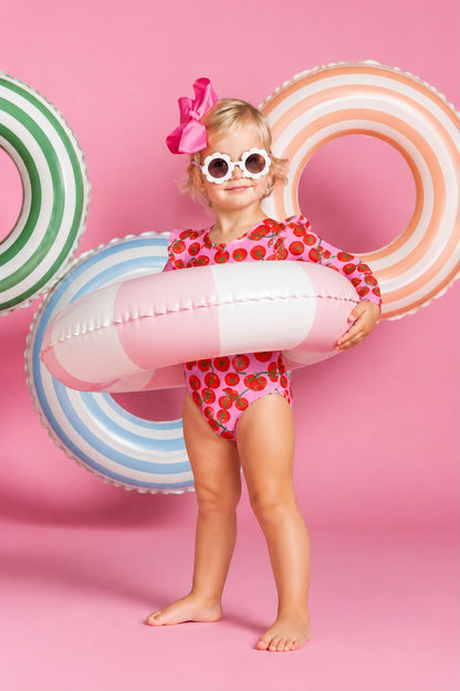 Tomatina Pop - Vestido de baño enterizo manga larga con A