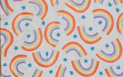 Rainbow Pastel - Vestido de baño enterizo manga larga con A