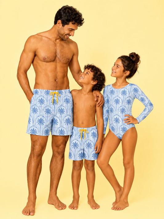 Blue Palm - Pantaloneta